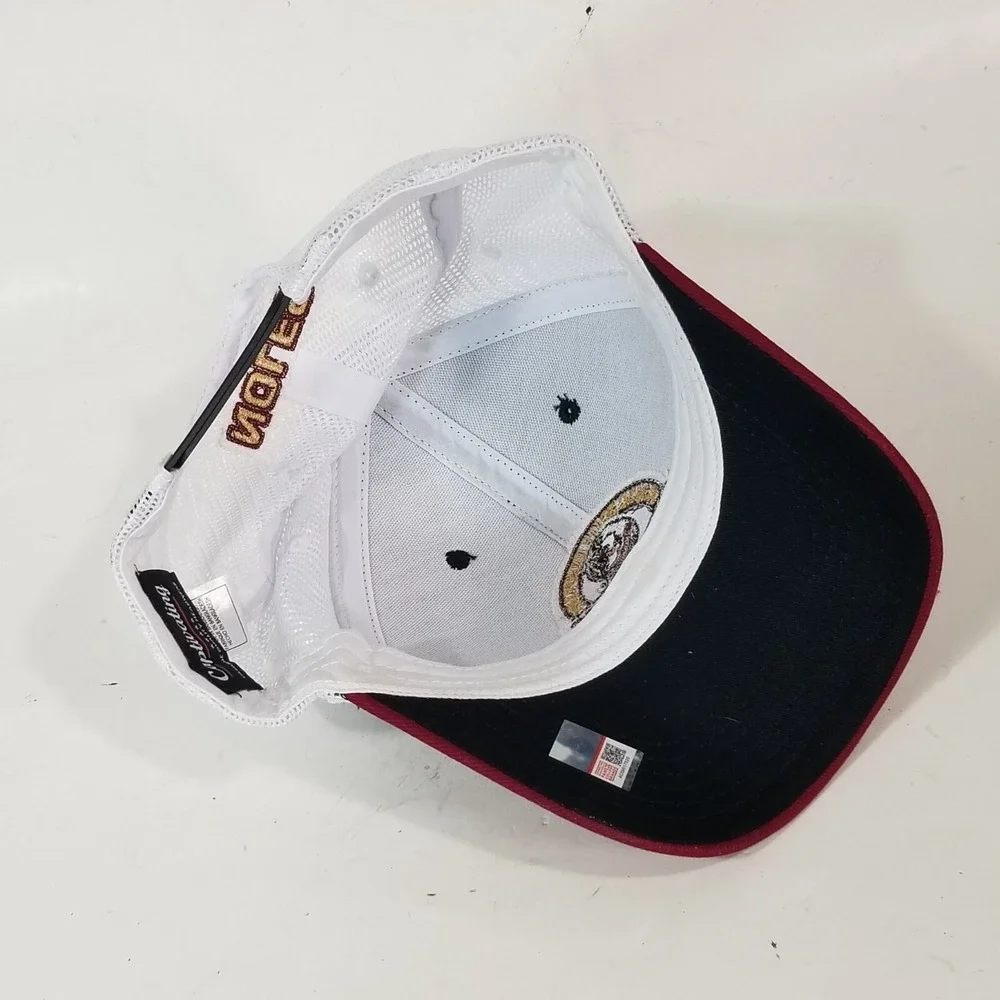 Captivating Florida State Seminoles Women OS Red Trucker Hat Snapback FSU Cap